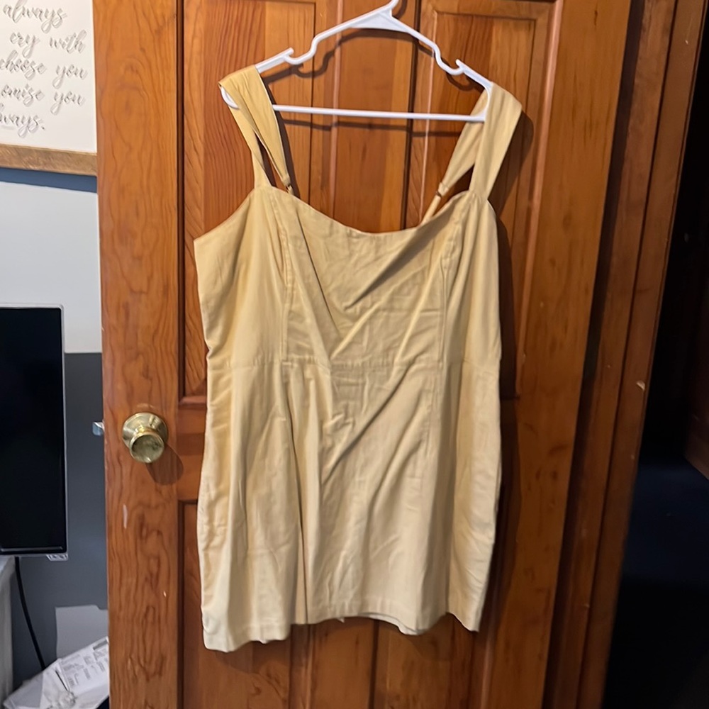 Very cute summer sun dress goldenrod color
